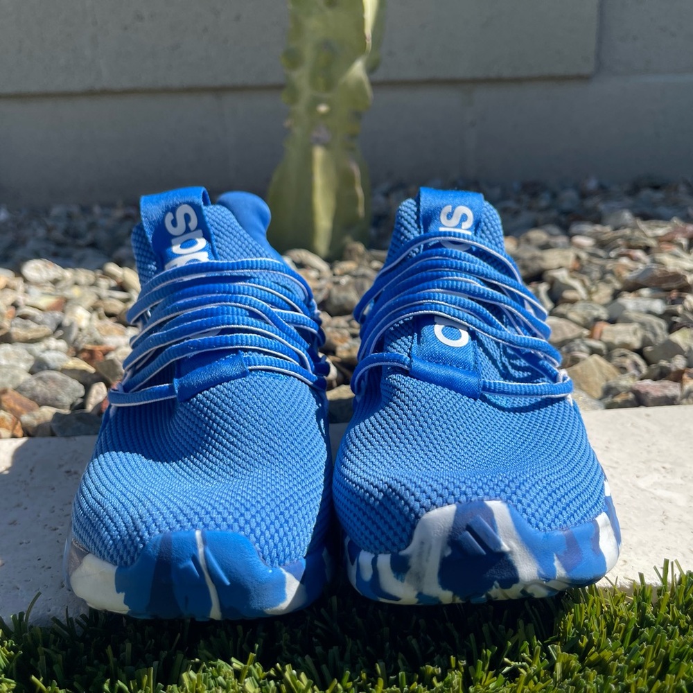 Adidas Blue Sneakers with Camouflage Detail - Picture 3 of 6